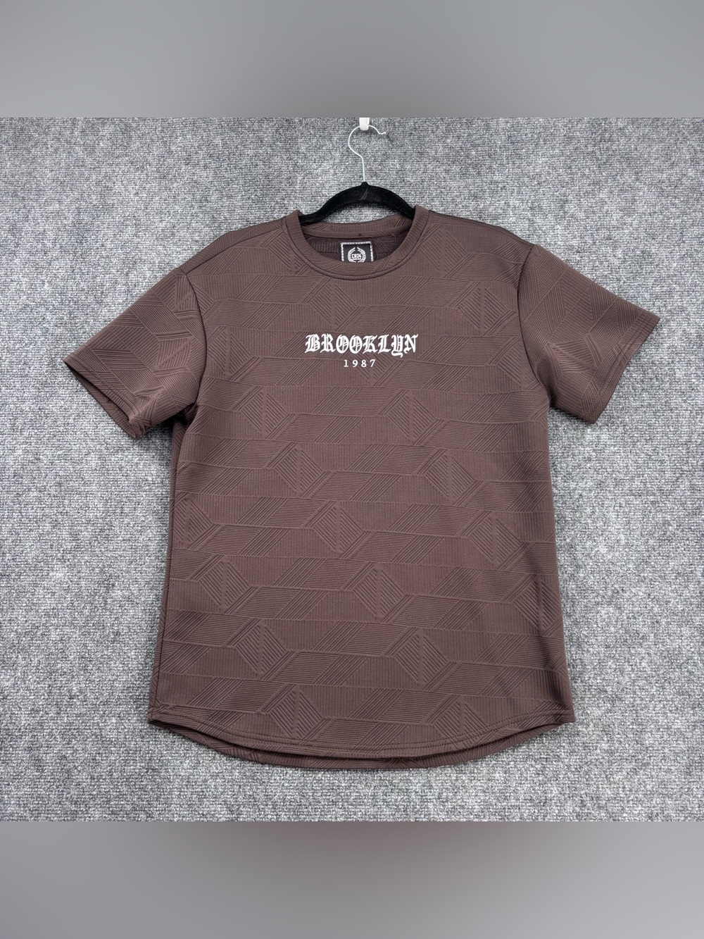 Chrome Edge CR-24 Brown “Brooklyn 1987” Shirt Grunge Streetwear Men’s S
